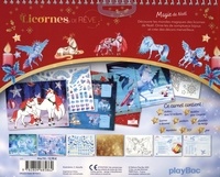 Licornes de rêve - Magie de Noël. Avec 500 stickers