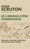 Roger Scruton - De l'urgence d'être conservateur - Territoire, coutumes, esthétique, un héritage pour l'avenir.
