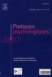 Thomas Saïas - Pratiques psychologiques Volume 15 N° 1, Mars : La psychologie communautaire.