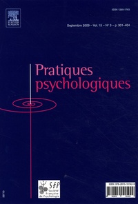 Mourad Merdaci - Pratiques psychologiques Volume 15 N° 3, Sept : .