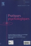 Simone Korff-Sausse et Régine Scelles - Pratiques psychologiques Volume 16 N° 1, Mars : Questions éthiques et pratiques du psychologue auprès de la personne handicapée.