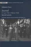 Galeazzo Ciano - Journal - Volume 2, (11 juin 1940 - 8 février 1943).