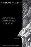 Carine Barbafieri et Jean-Marc Civardi - Littératures classiques N° 103/2020 : La Mesnardière, un lettré de cour au XVIIe siècle.