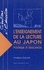 Christian Galan - L'enseignement de la lecture au Japon - Politique et éducation.