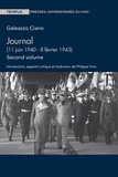 Galeazzo Ciano - Journal - Volume 2, (11 juin 1940 - 8 février 1943).