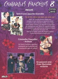 Criminelles Fiançailles Tome 8 Avec jaquette réversible, Criminelles Fiançailles - Archives et un paravaent orné d'une illustration -  -  Edition limitée