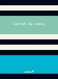  Editions du Chêne - Carnet de note rayures mer.