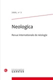 John Humbley et Jean-François Sablayrolles - Neologica N° 3, 2009 : .