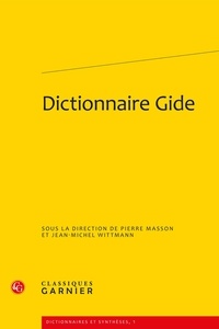 Pierre Masson - Dictionnaire Gide.