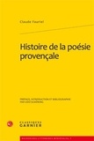 Claude Fauriel - Histoire de la poésie provençale - Pack  en 3 volumes : Tome 1, 2 et 3.