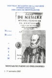  Société des amis de Montaigne - Nouveau bulletin de la Société internationale des amis de Montaigne. VIII, 2007-1, n° 45.