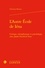 Christian Bonnet - L'Autre École de Iéna - Critique, métaphysique et psychologie chez Jakob Friedrich Fries.