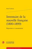 René Godenne - Inventaire de la nouvelle française (1800-1899) - Répertoire et commentaire.