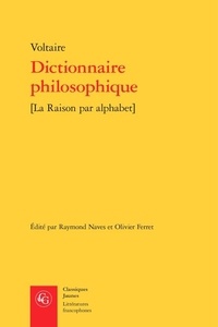  Voltaire - Dictionnaire philosophique.