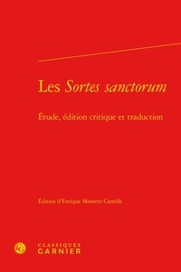  Anonyme - Les Sortes sanctorum - Etude, édition critique et traduction.