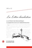 Maria Susana Seguin - La Lettre clandestine N° 23/2015 : La littérature philosophique clandestine dans les correspondances.