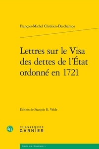 François-Michel Chrétien-Deschamps - Lettres sur le visa des dettes de l'état ordonné en 1721.