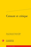 Laurence Macé et Claudine Poulouin - Censure et critique.