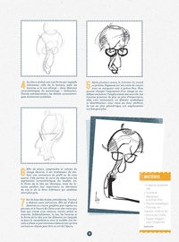 Caricatures. 12 modèles étape par étape - Matériel, conseils pratiques