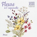  Artémis - Fleurs à l'aquarelle - Calendrier de septembre 2023 à décembre 2024.