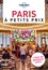 Aurélie Blondel et Sophie Sénart - Paris à petits prix. 1 Plan détachable