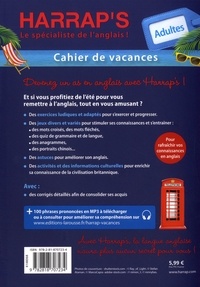 Harrap's cahier de vacances 100% jeux anglais adulte