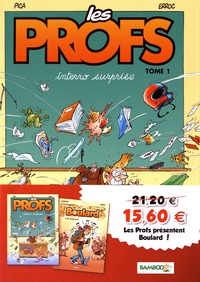  Erroc et  Pica - Pack en 2 volumes : Les profs Tome 1, Interro surprise ; Boulard Tome 1, En mode cool.