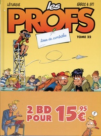  Erroc et  Sti - Pack en 2 volumes : Les profs Tome 22, Tour de contrôles ; Bourlard Tome 3, En mode écolo.