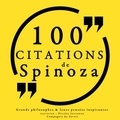 Baruch Spinoza et Nicolas Justamon - 100 citations de Spinoza.