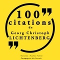 Georg Christoph Lichtenberg et Pauline Paolini - 100 citations Georg Christophe Lichtenberg.
