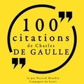  Montesquieu et Patrick Blandin - 100 citations Charles de Gaulle.