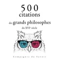 Miguel De Cervantes et Léonard de Vinci - 500 citations des grands philosophes du XVIe siècle.
