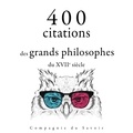  Montesquieu et  Voltaire - 400 citations des grands philosophes du 17ème siècle.