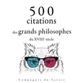  Beaumarchais et Nicolas de Chamfort - 500 citations des grands philosophes du XVIIIe siècle.