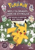 Fabien Molina - Mes coloriages cherche-et-trouve Pokémon - Une nouvelle aventure avec Pikachu ! + 100 stickers en cadeau.