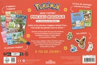 Pokémon Mon coffret pinceau magique - Les aventures de Pikachu !. Coffret avec 8 tableaux magiques, de coloriages, des stickers