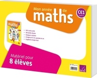 Marie-Sophie Mazollier et Eric Mounier - Mathématiques CE1 Cycle 2 Mon année de maths - Matériel pour 8 élèves.