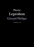 Pierre Leprohon - Gérard Philipe.