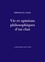 Hippolyte Taine - Vie et opinions philosophiques d'un chat.