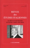 Lydwine Helly et François Livi - Revue des Etudes italiennes Tome 63 N° 1-2, janvier-juin 2017 : Le récit par images - Eugenio Corti (1921-2014).