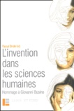 Pascal Bridel - L'invention dans les sciences humaines - Hommage du Groupe Raison et Rationalités à Giovanni Busino.