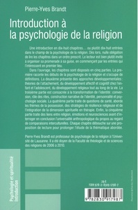Introduction à la psychologie de la religion