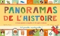 Géraldine Cosneau - Panoramas de l'histoire - 8 frises géantes à compléter et 24 sujets à colorier, 320 gommettes repositionnables !.