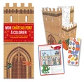 Claire Zucchelli-Romer - Mon château fort à colorier - Avec 1 livret, 1 livre-frise à colorier et 1 planche d'autocollants.