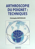 Christophe Mathoulin - Arthroscopie du poignet : techniques.