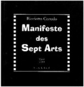 Ricciotto Canudo - Manifeste Des Sept Arts.
