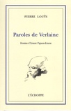 Pierre Louÿs - Paroles de Verlaine.