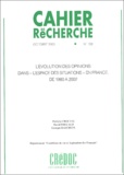 Patricia Croutte et David Foucaud - Cahier de recherche N° 193 Octobre 2003 : L'évolution des opinions dans l'espace des situations en France de 1980 à 2002.