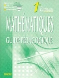 Saliou Touré - Mathématiques 1re Littéraire - Guide pédagogique.