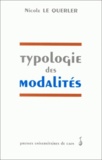 Nicole Le Querler - Typologie des modalités.